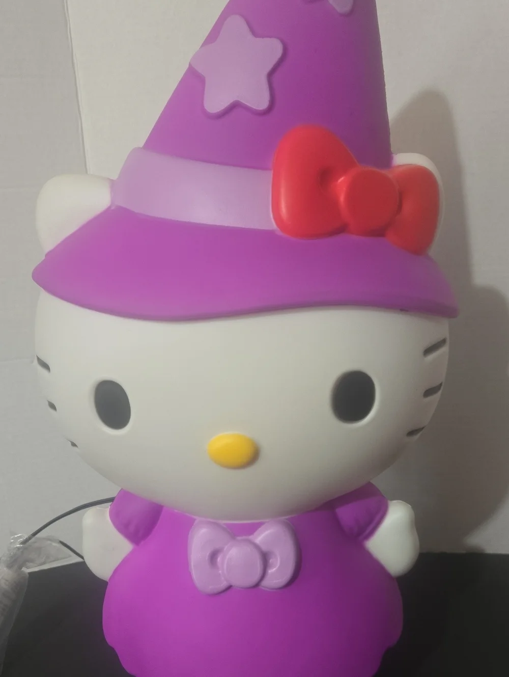 Hello Kitty Blow Mold Witch Halloween Lighted Yard Decor Sculpture 22” Plug-in